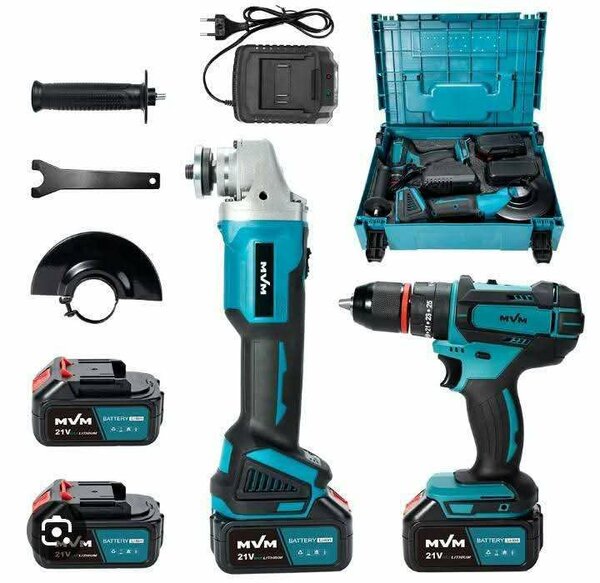 Kit Perceuse et Meuleuse 21V