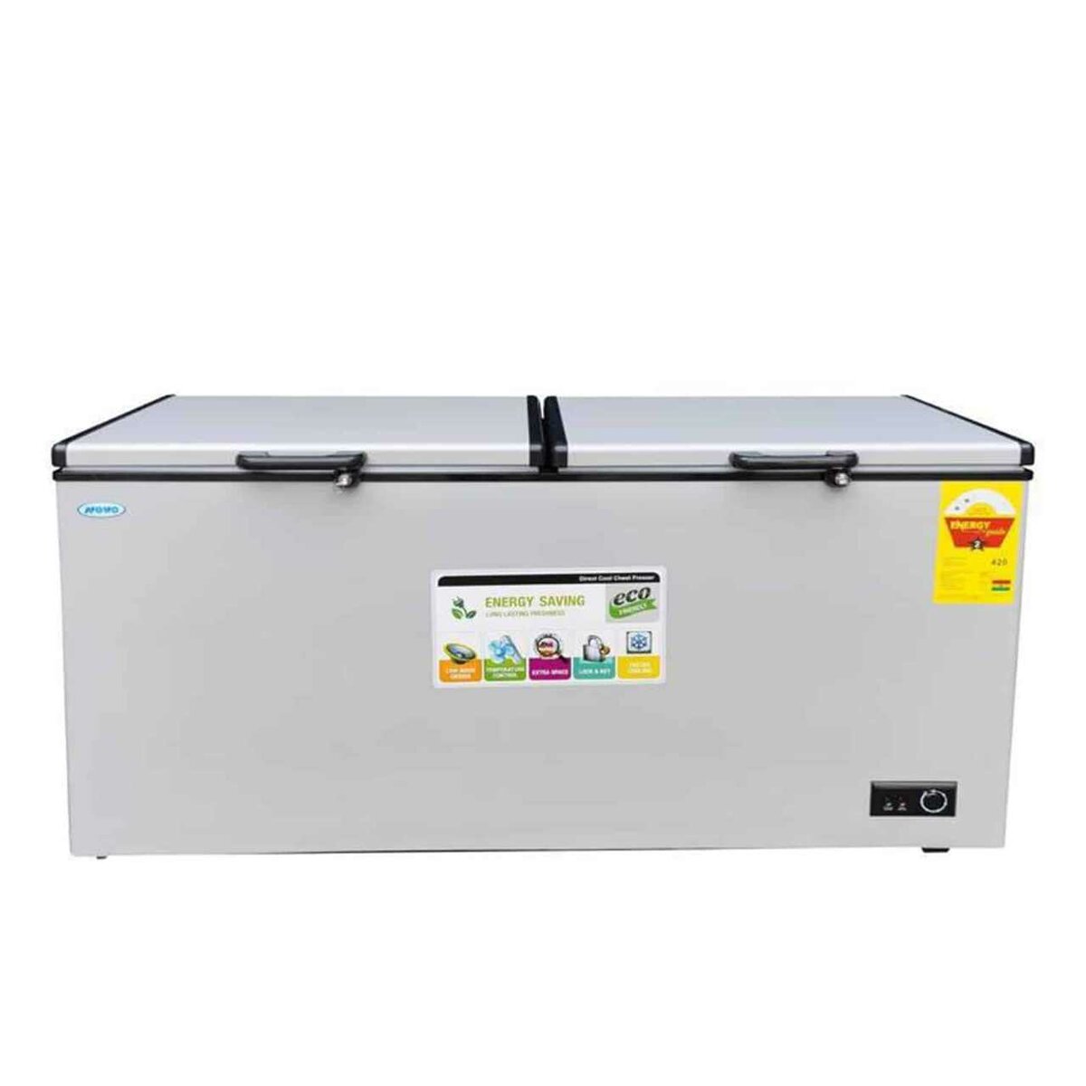 Novo 358Ltr Double Door Chest Freezer NV- 385CF