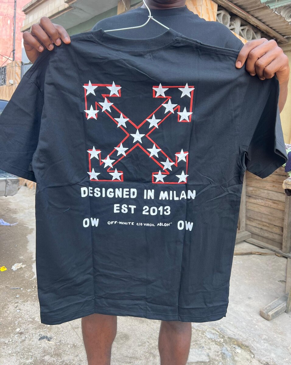 T-shirt noir Off-White