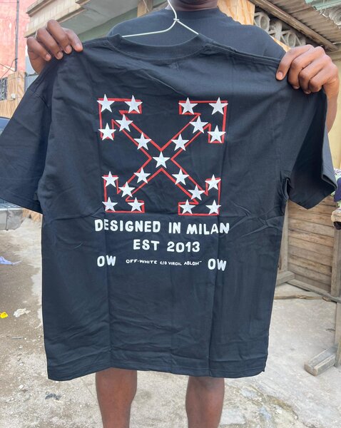 T-shirt noir Off-White