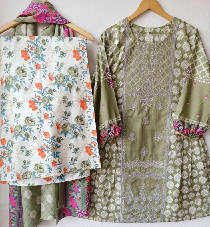 Cotton 3 Peace Suit