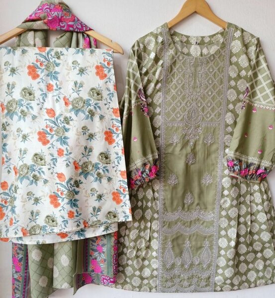 Cotton 3 Peace Suit