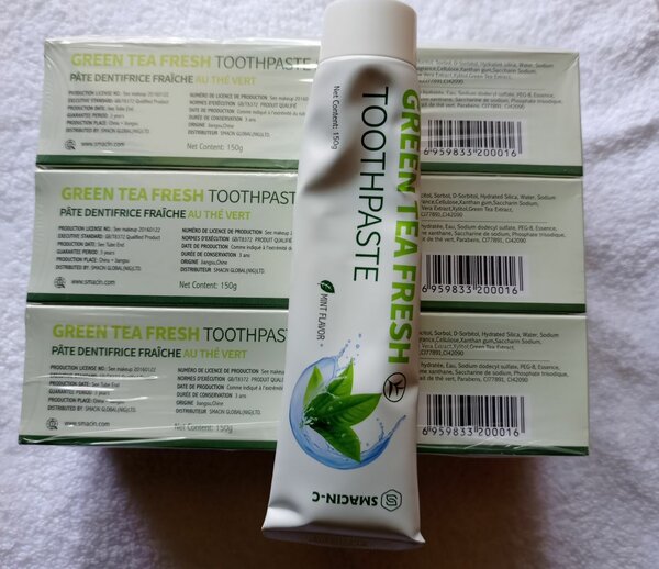 Pâte dentifrice au thé vert