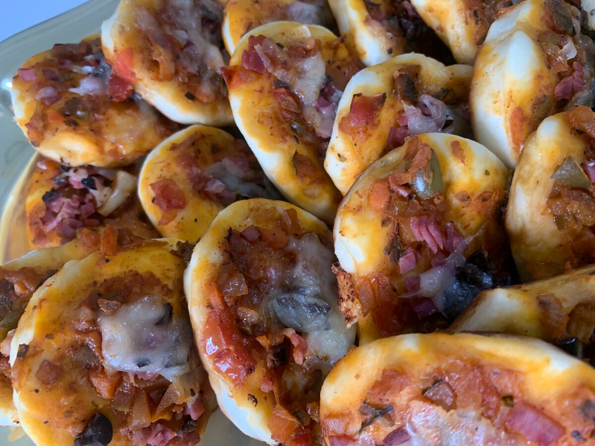 Mini pizzas délicieuses