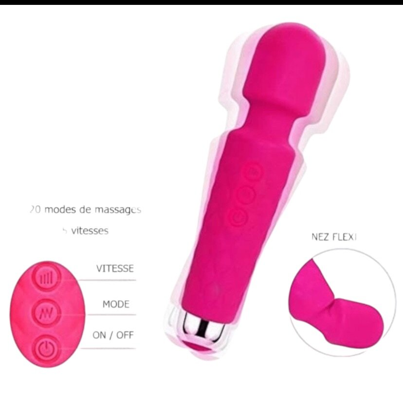 Vibromasseur Puissant USB Rechargeable