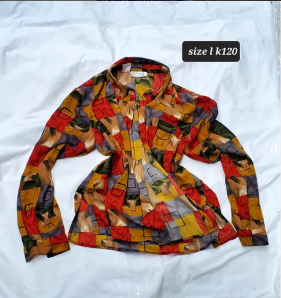 multi-colored sweater