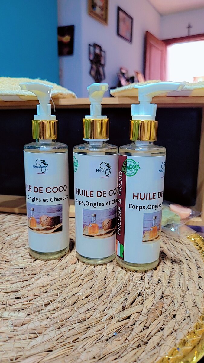 Huile de coco