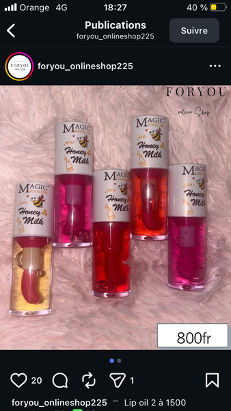 Gloss à Lèvres Hydratant