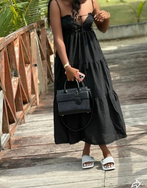 Robe d'été longue fluide