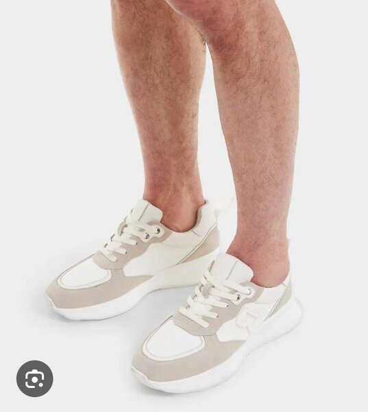 Sneakers légers beige blanc