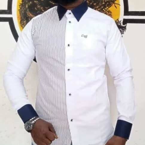 Chemise élégante bicolore