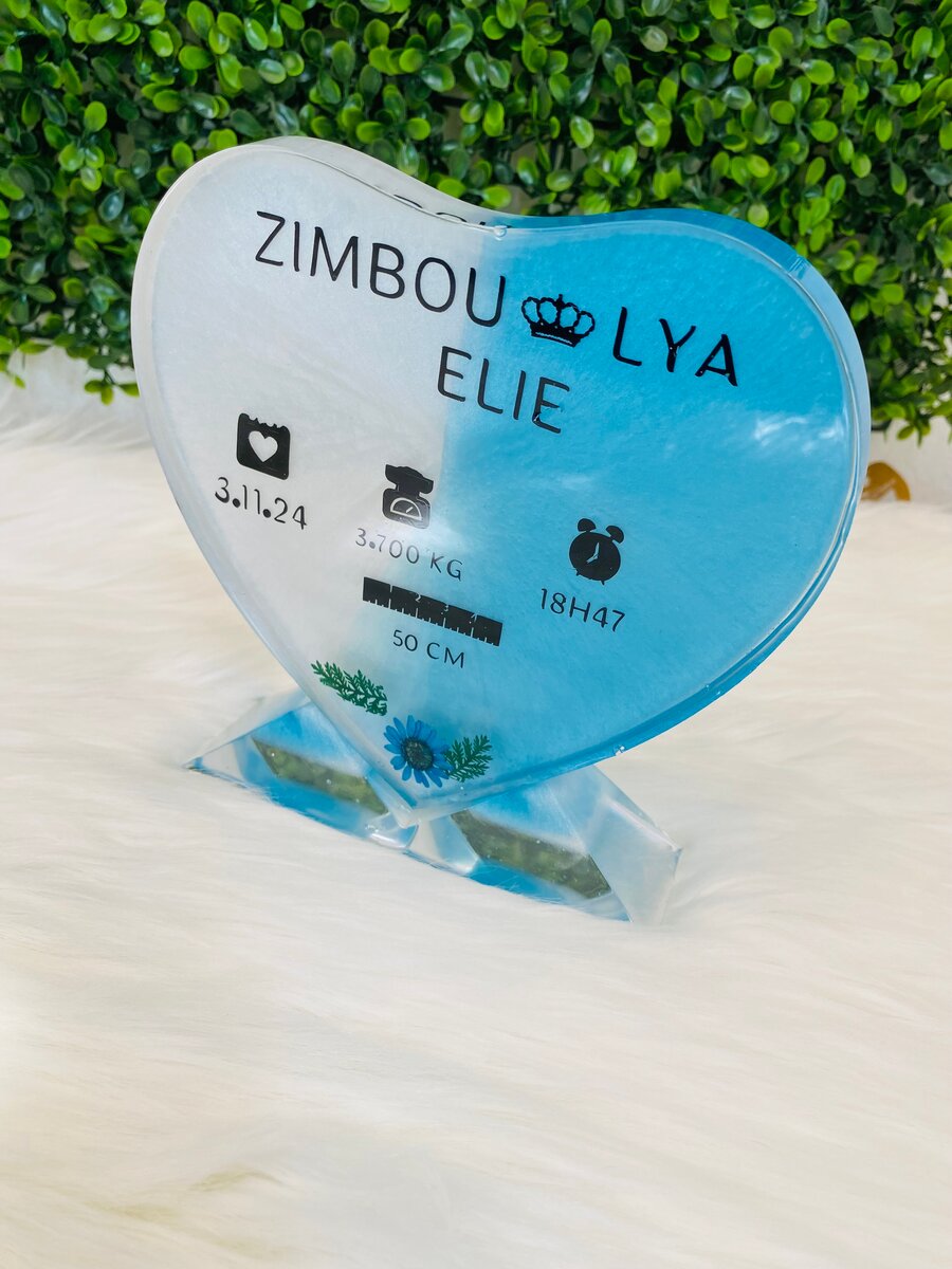 Cadre de naissance personnalisé