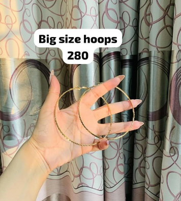 Big size hoops 