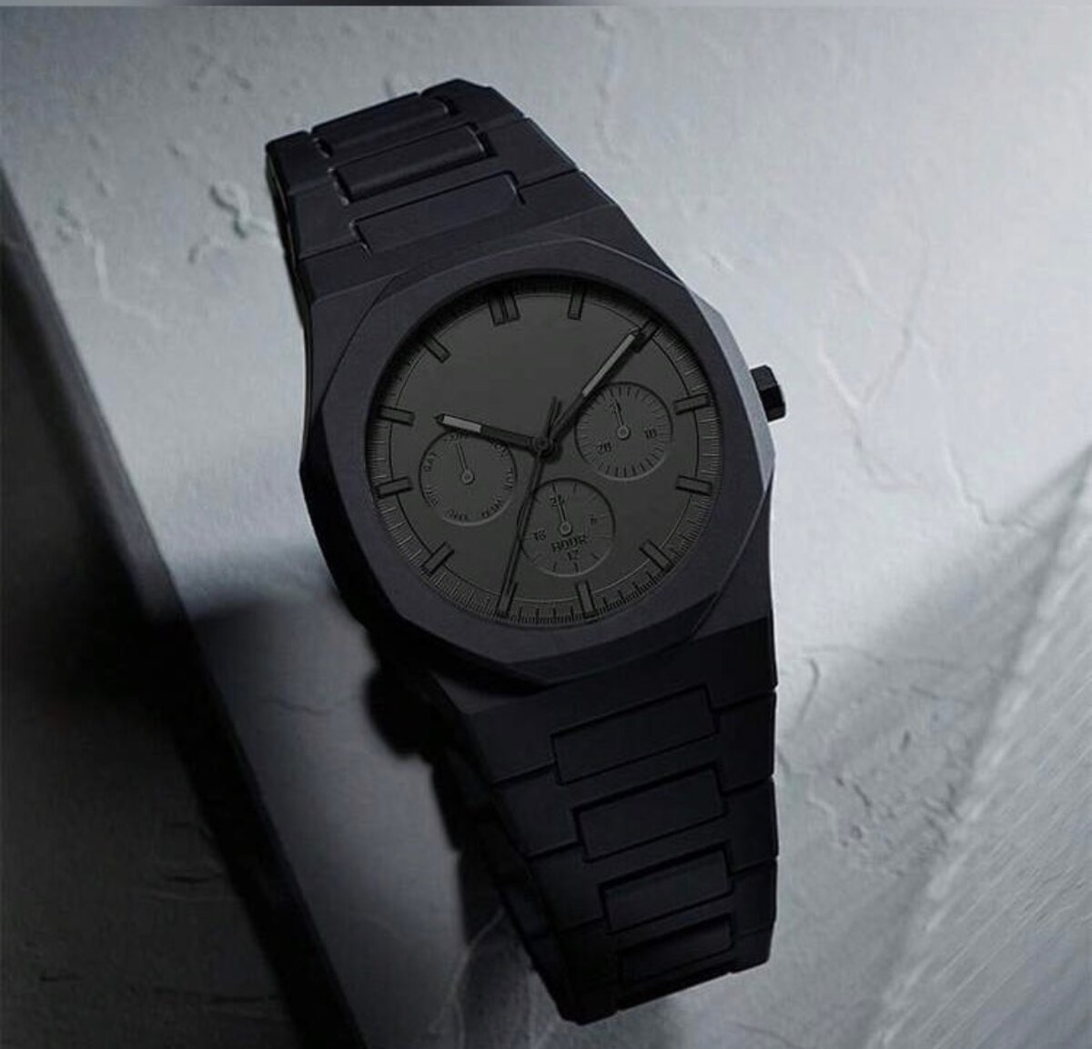 Montre Homme Minimaliste Noire
