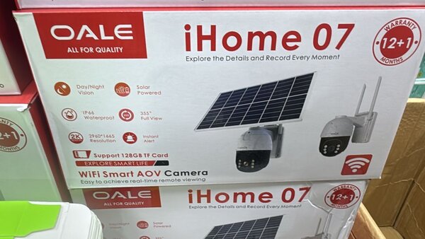 Caméra de Sécurité Solaire