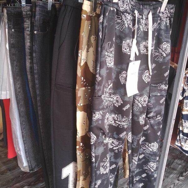 Men's jeans and T-shirts