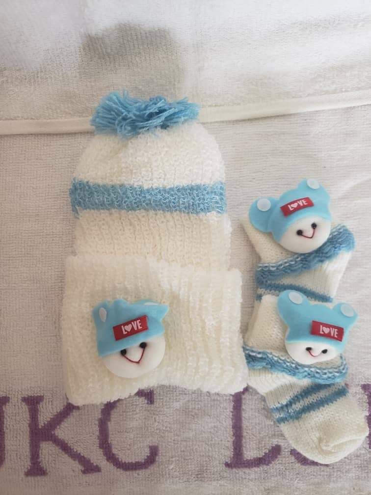 Ensemble hiver bébé mignon