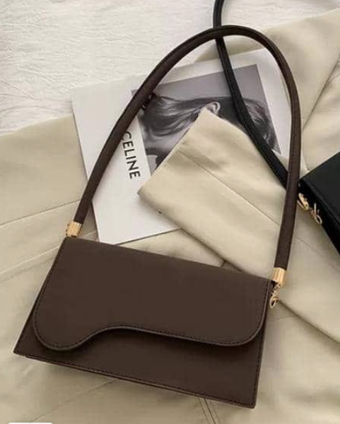 Vintage Shoulder Bags for Women (Color: Brown)