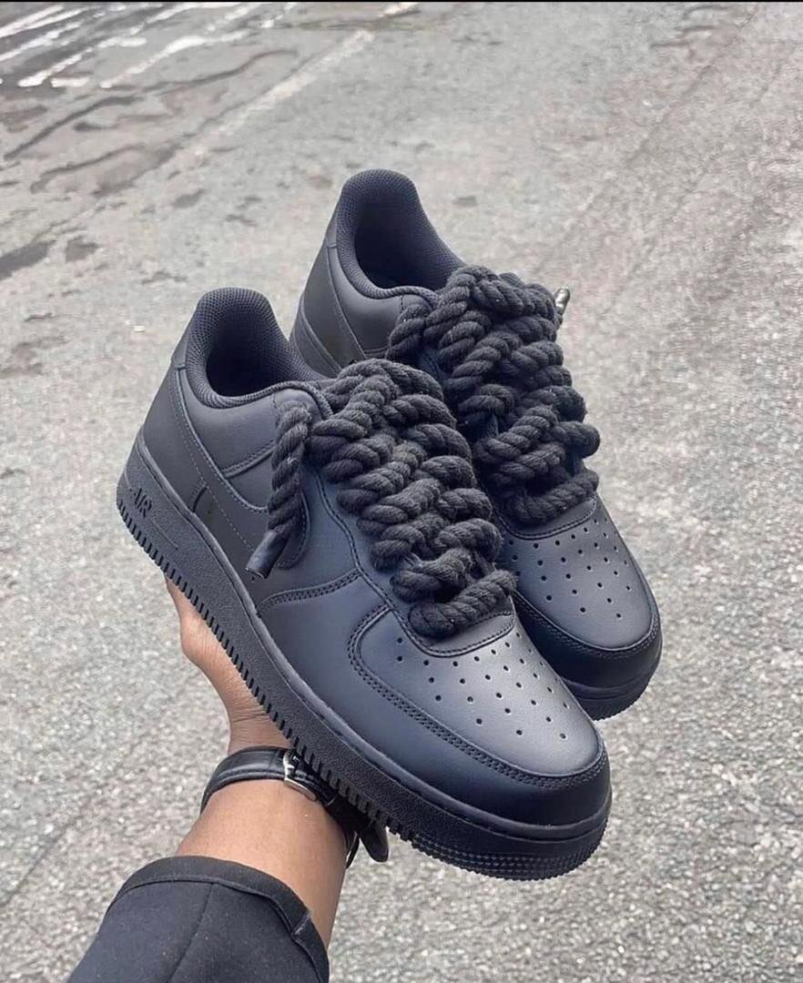 Nike air forces big lace