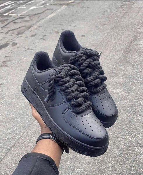 Nike air forces big lace