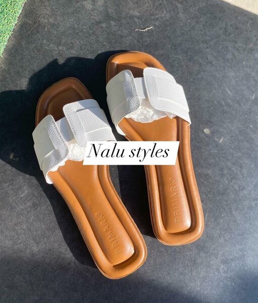 Primark sandals white