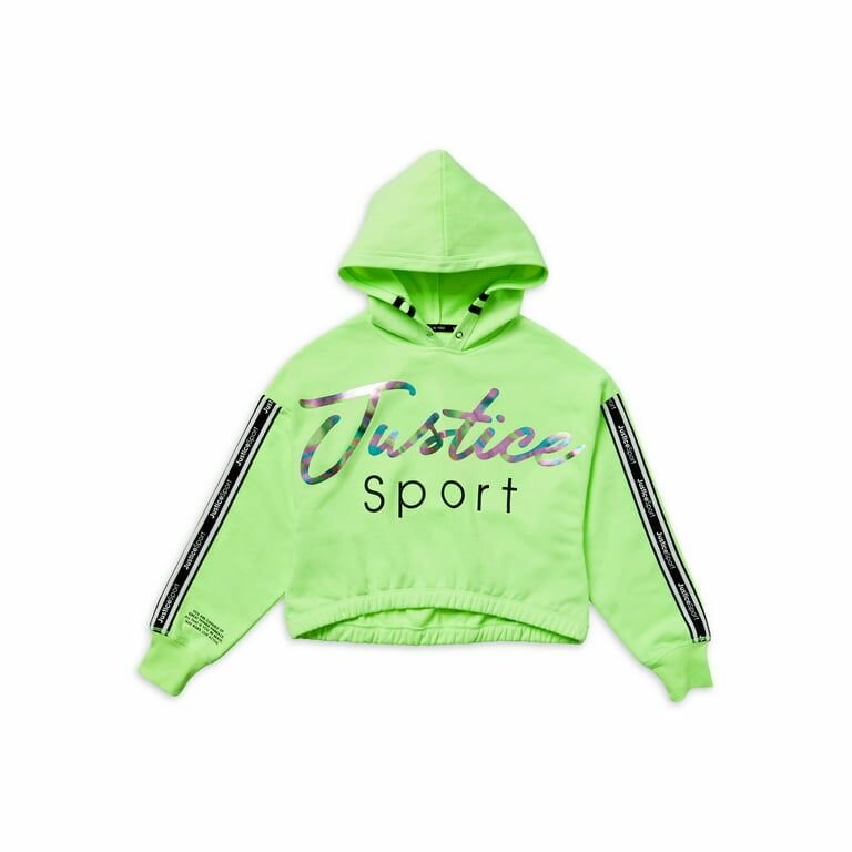 Justice Girls Crop Hoodie