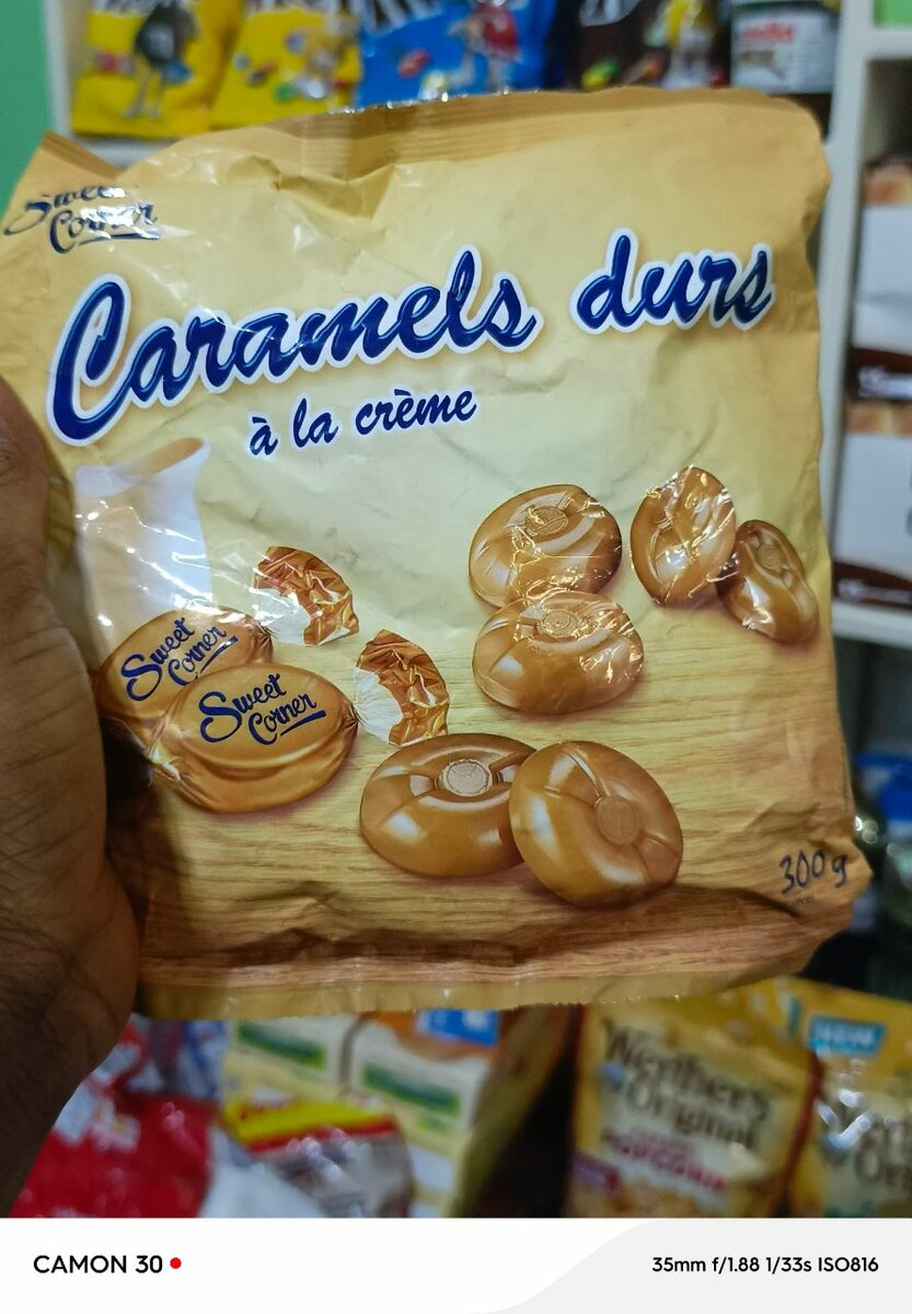 Prince pop-corn caramel dure