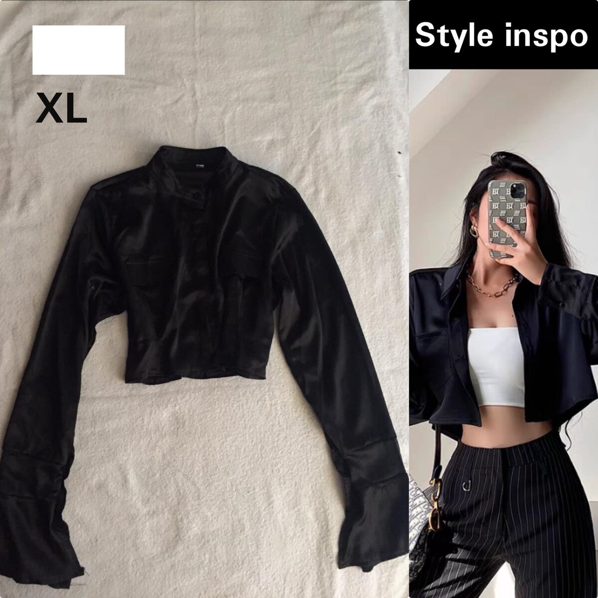 Salaula crop tops and tops