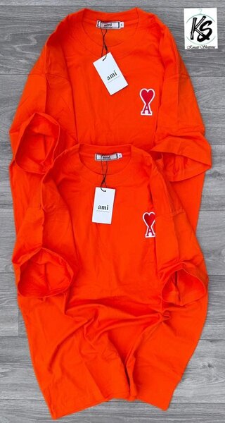 T-shirt unisexe orange tendance