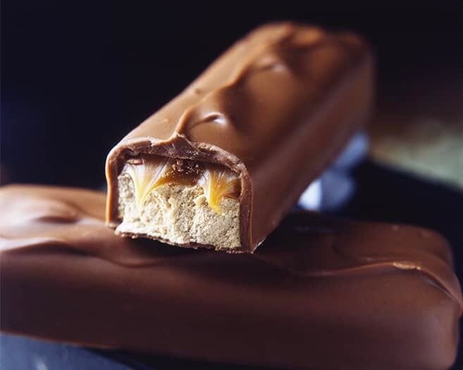 Barres chocolatées aux noix