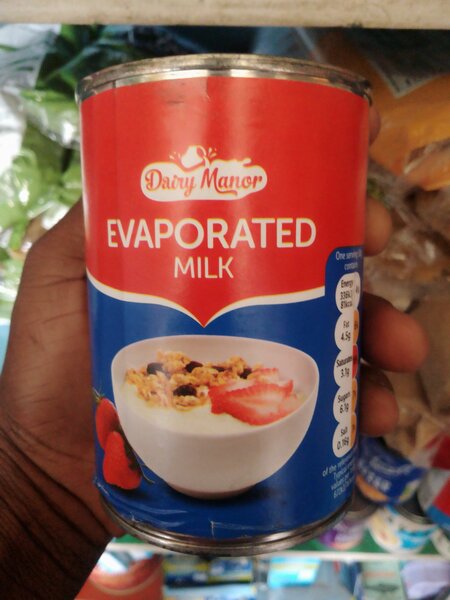 Evaporated milk from UK