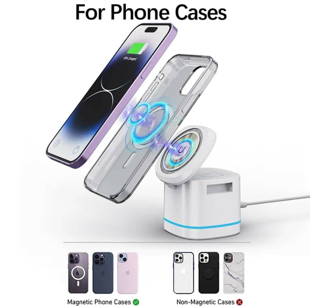 Chargeur sans fil 3 en 1 rapide