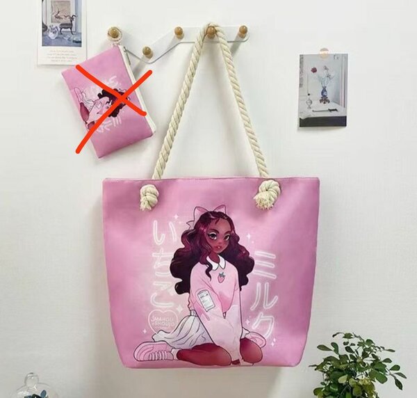 Sac fourre-tout en toile artistique