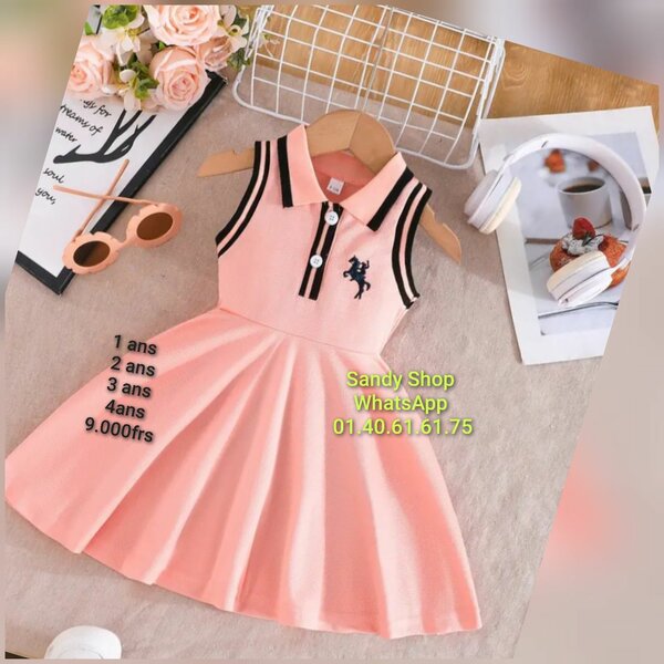 Robe polo enfant élégante