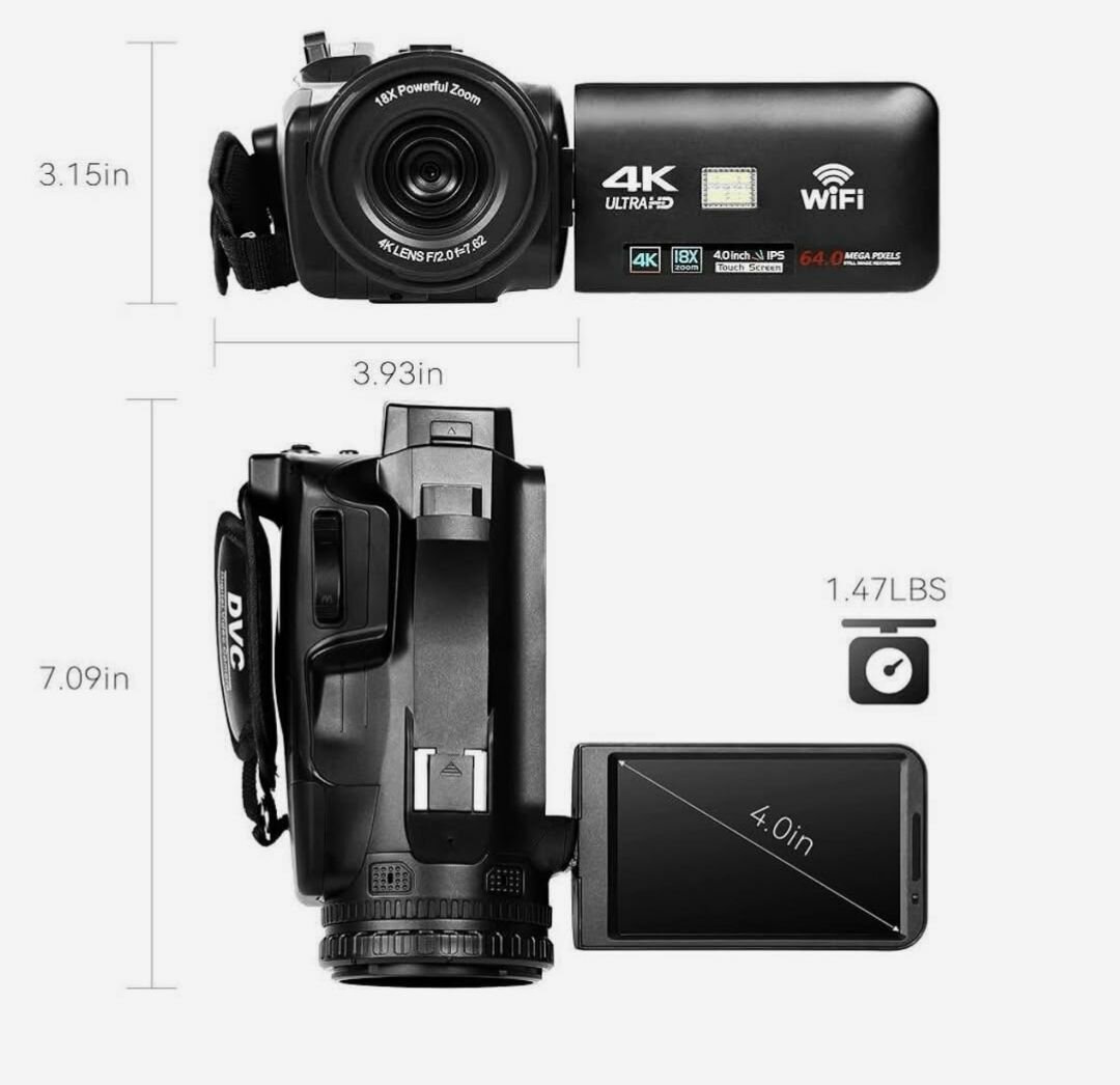 Caméra 4K Ultra HD WiFi