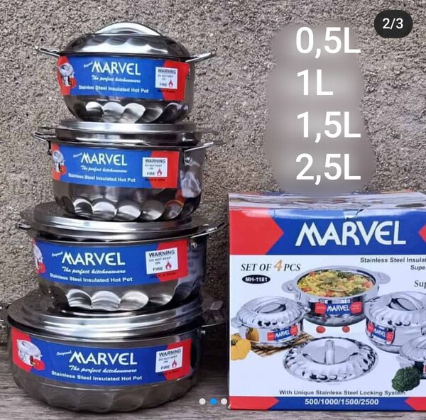 Marvel Set de Casseroles Isolantes