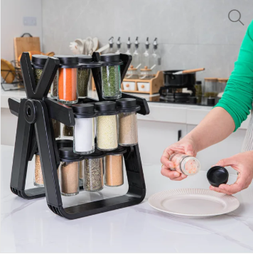 Rotating Ferris Wheel kitchen accessories kitchen storage spice organizer rack