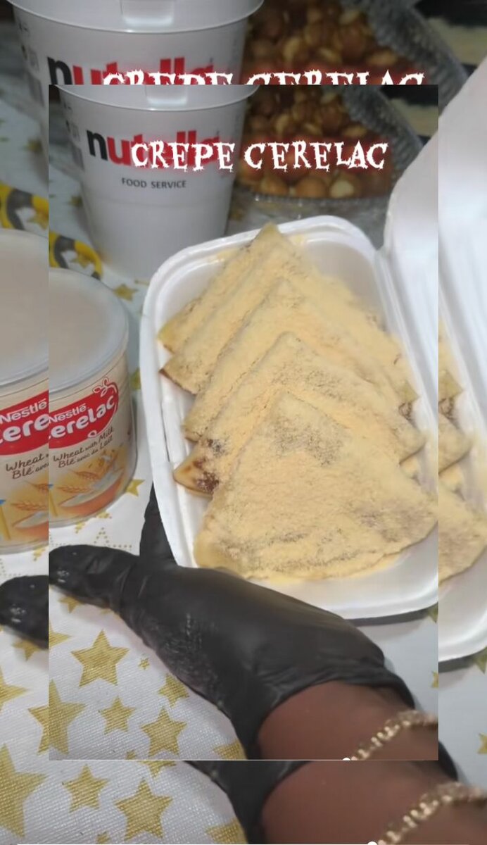 Crêpes au cerelac