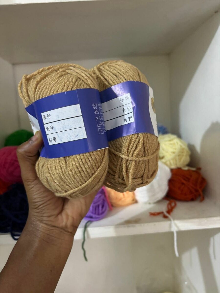 Fil à tricoter doux en coton