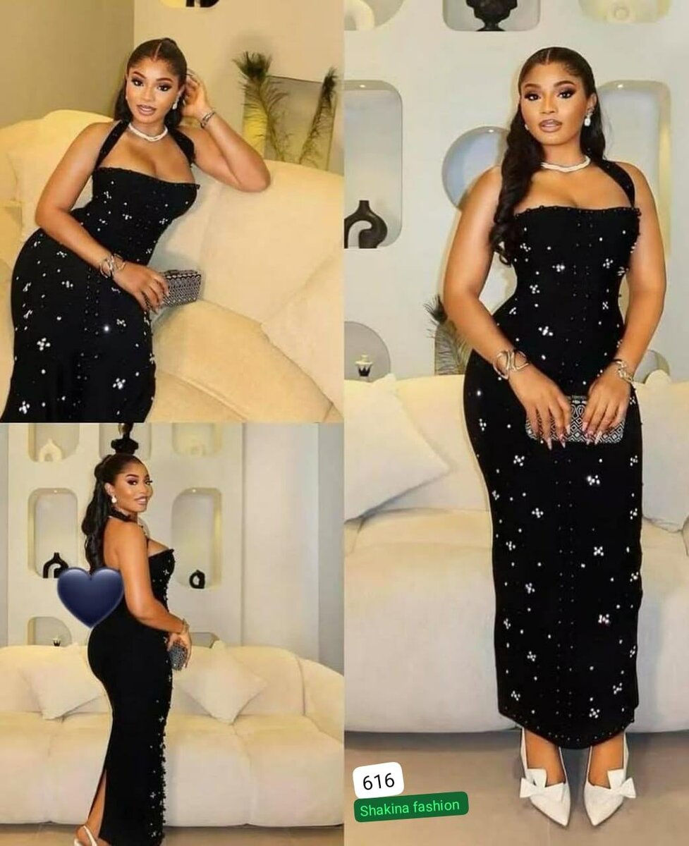 Robe Noire Élegante