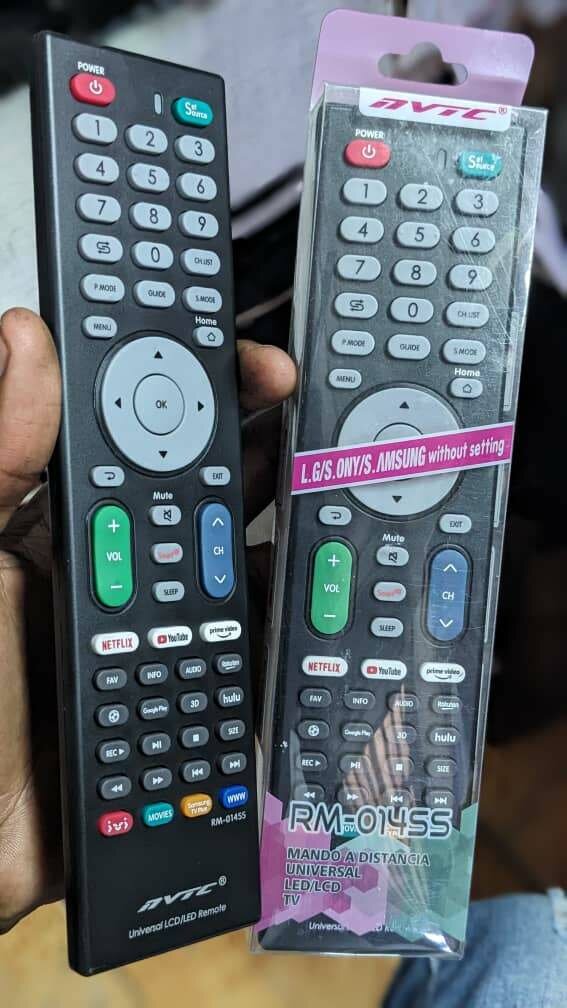 Tv universal remote controls