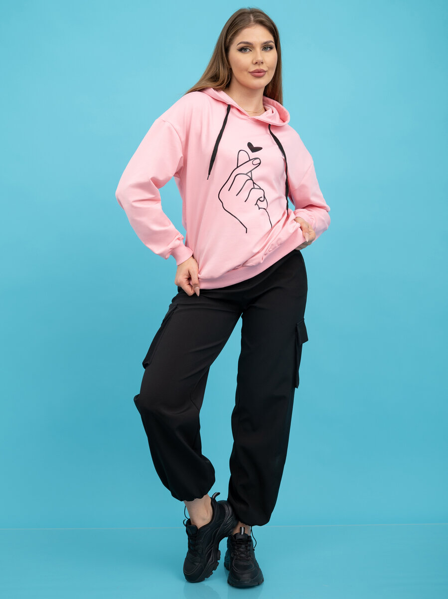 Худи женские "дарю сердечко"