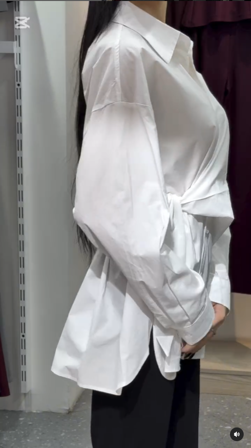 рубашка на завязках