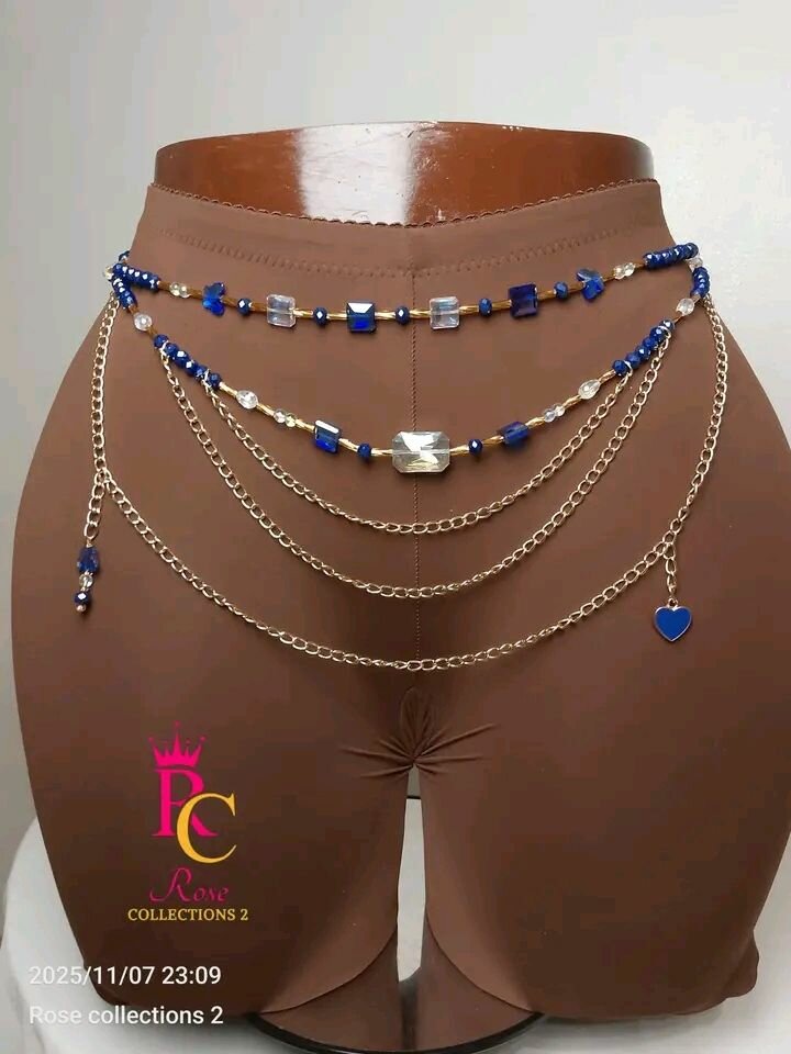 Ceinture chaîne bijoux bohème