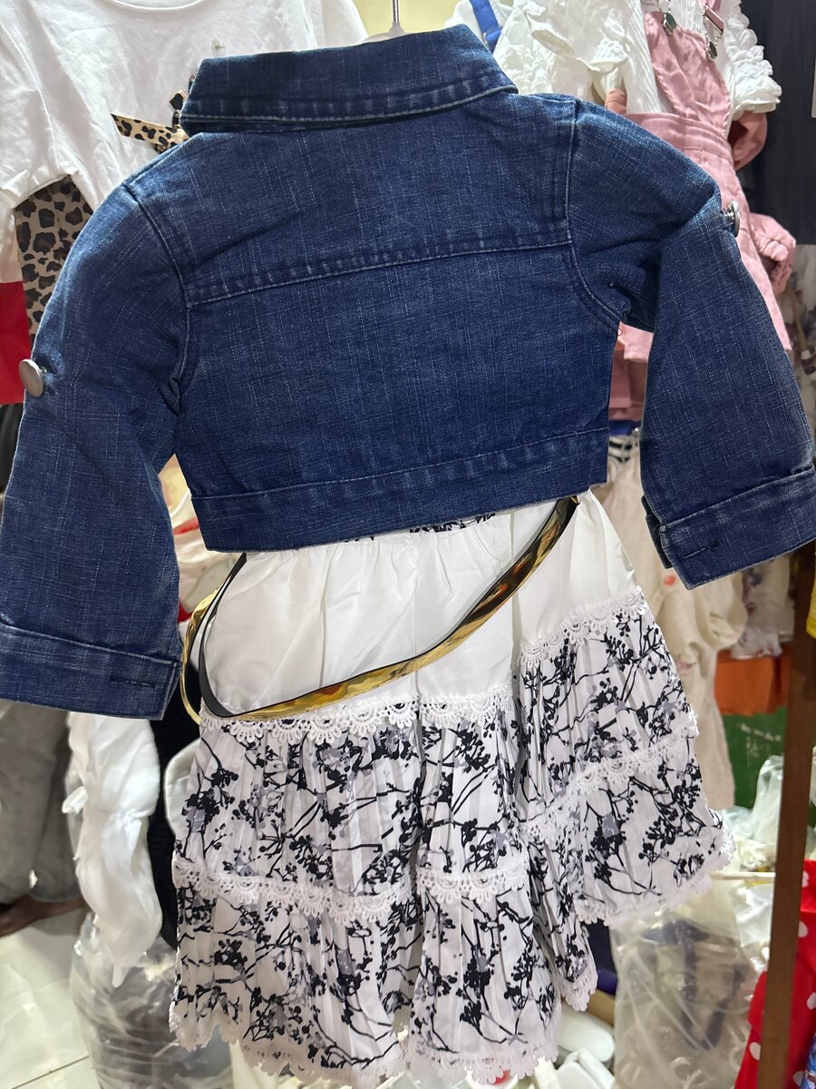 Ensemble bébé denim chic