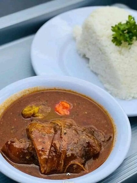 Délicieux Djumble riz ; foutou