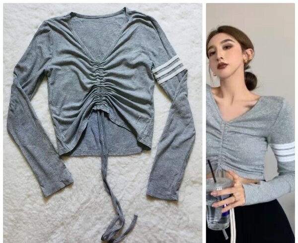 Salaula crop tops and tops