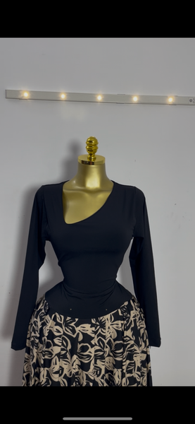 Robe élégante à manches longues