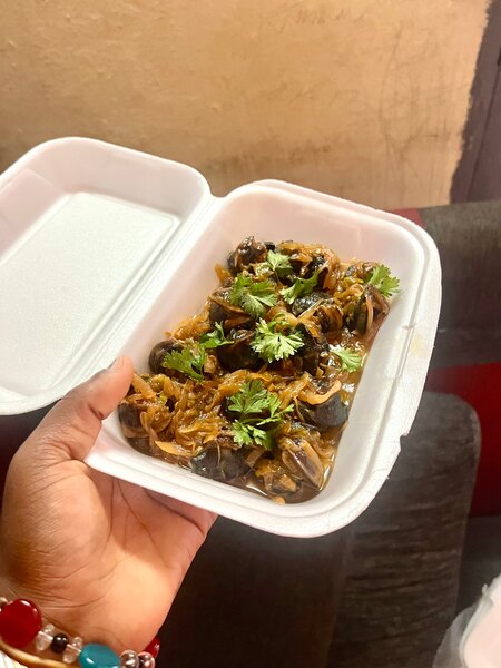 Escargots épicés à emporter