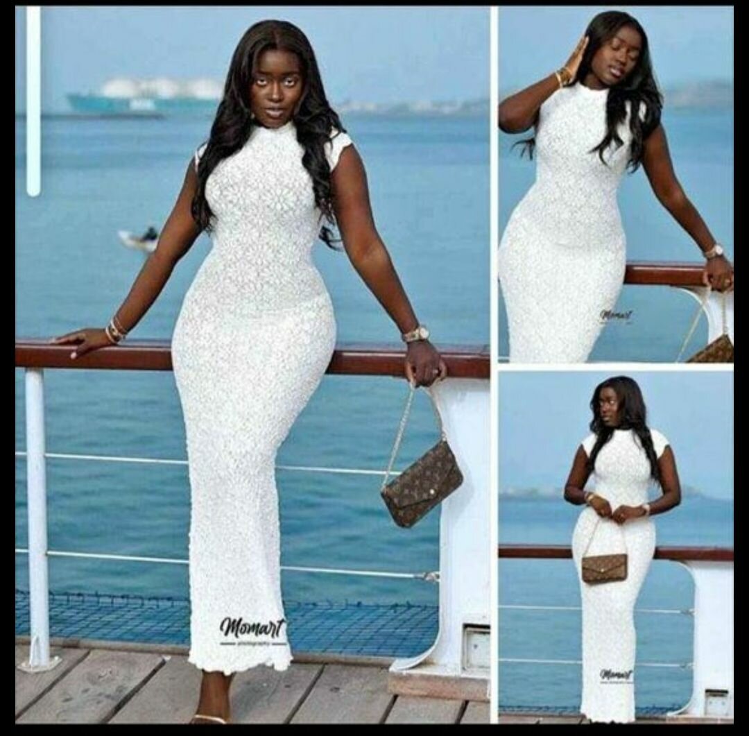 Robe élégante rayée